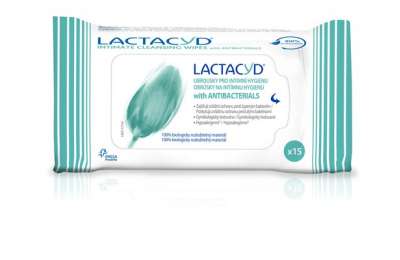 LACTACYD ubrousky with Antibacterials 15ks